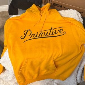 Primitive Men's Bright Yellow Hoodie